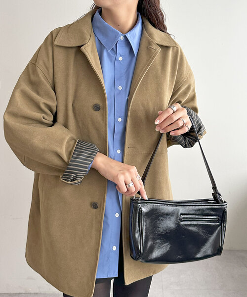 ユニセックス】フェイクスエードショートコート（その他アウター