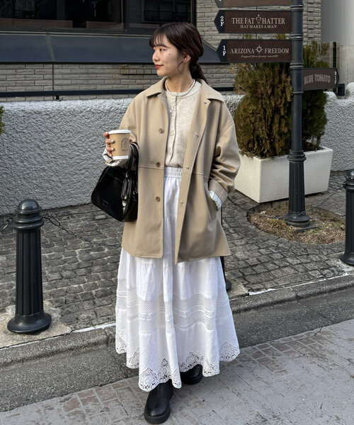 ユニセックス】フェイクスエードショートコート（その他アウター