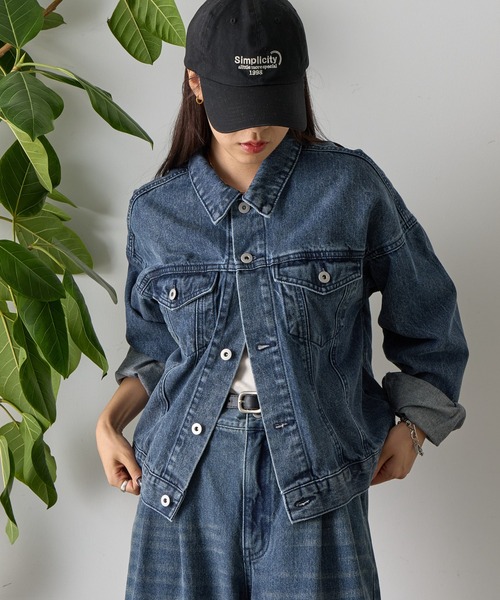 セール】ルーズフィットGジャン（デニムジャケット）｜COLONY 2139