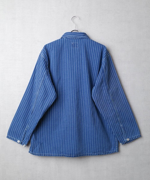 HOUSTON（ヒューストン）の「【T7】【HOUSTON】WABASH PULLOVER SHIRT / ウォバッシュ プルオーバー シャツ 40807（シャツ/ブラウス・メンズ・ワンウォッシュ/インディゴブルー/ブラック系その他/ブラック・MEDIUM/LARGE/X-LARGE/XX-LARGE）」の11枚目の写真