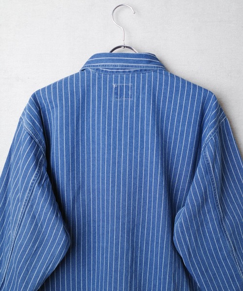 HOUSTON（ヒューストン）の「【T7】【HOUSTON】WABASH PULLOVER SHIRT / ウォバッシュ プルオーバー シャツ 40807（シャツ/ブラウス・メンズ・ワンウォッシュ/インディゴブルー/ブラック系その他/ブラック・MEDIUM/LARGE/X-LARGE/XX-LARGE）」の10枚目の写真