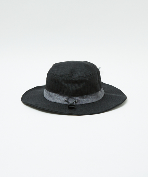 Ruben（ルーベン）の「【RUBEN/ルーベン】LINEN LIKE SAFARI HAT/リネンライクサファリハット/顎紐取り外し可能（ハット・メンズ・ブラック/ベージュ/ブラウン・フリー）」の10枚目の写真