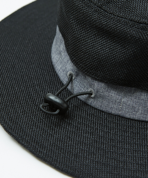 Ruben（ルーベン）の「【RUBEN/ルーベン】LINEN LIKE SAFARI HAT/リネンライクサファリハット/顎紐取り外し可能（ハット・メンズ・ブラック/ベージュ/ブラウン・フリー）」の15枚目の写真
