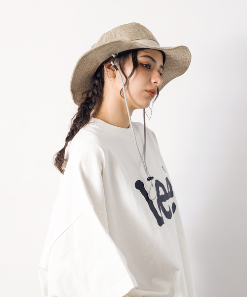 Ruben（ルーベン）の「【RUBEN/ルーベン】LINEN LIKE SAFARI HAT/リネンライクサファリハット/顎紐取り外し可能（ハット・メンズ・ブラック/ベージュ/ブラウン・フリー）」の22枚目の写真