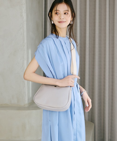 Breath TOPKAPI(ブレストプカピ)の「【Breath TOPKAPI】RIPPLE リプル ラウンド ショルダーバッグ(ショルダーバッグ・レディース・サンドグレー/オフホワイト/ブラック/ベージュ系その他3/オレンジ・FREE)」の19枚目の写真