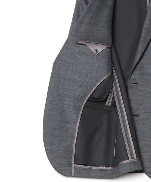 AOURE(アウール)の「CERIMONIA WOOL JERSEY JACKET(テーラードジャケット・メンズ・ブラウン/グレー・MEDIUM/LARGE/SMALL)」の15枚目の写真