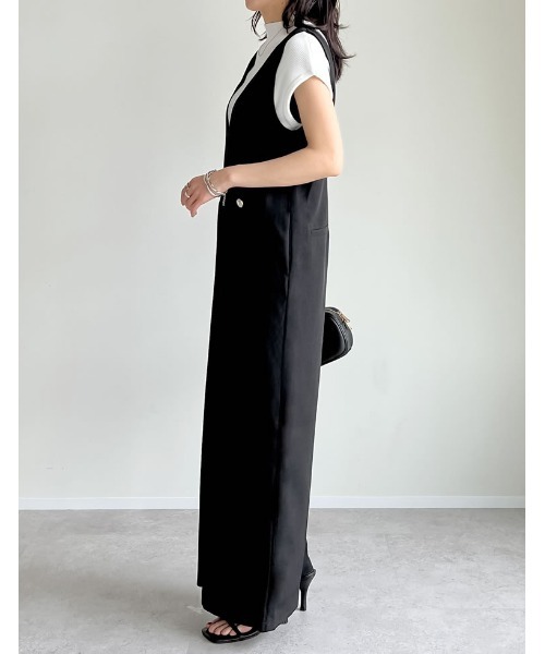todayful ブラック　オールインワン Vネック ボタン付き　size36 TODAYFUL 「TODAYFUL」 オールインワン 36inch ブラック