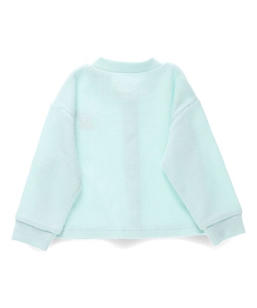 BRANSHES（ブランシェス）の「【ベビー】長袖ワッフルカーディガン（カーディガン/ボレロ・キッズ・アイボリー/ブルー・80）」の13枚目の写真