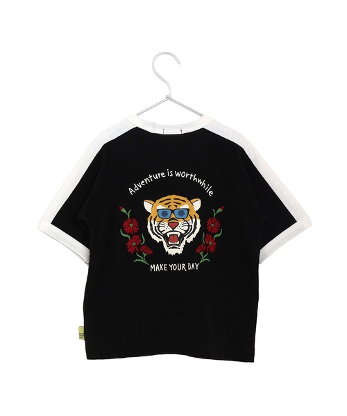 MAKE YOUR DAY(メイクユアデイ)の「トラスカジャン風半袖Tシャツ■パパサイズ(Tシャツ/カットソー・メンズ・ブルー/ブラック/レッド・L/M)」の2枚目の写真