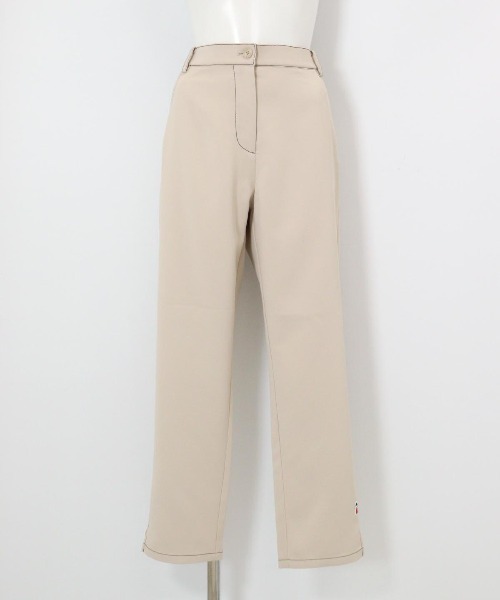 Picone CLUB(ピッコーネクラブ)の「裾ステッチ冷感パンツ(その他パンツ・レディース・ライトブルー/ベージュ/ネイビー/ホワイト・S/M/L/LL)」の3枚目の写真