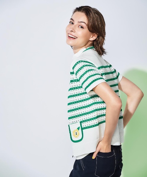 Picone CLUB(ピッコーネクラブ)の「裾ステッチ冷感パンツ(その他パンツ・レディース・ライトブルー/ベージュ/ネイビー/ホワイト・S/M/L/LL)」の20枚目の写真