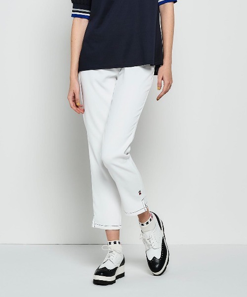 Picone CLUB(ピッコーネクラブ)の「裾ステッチ冷感パンツ(その他パンツ・レディース・ライトブルー/ベージュ/ネイビー/ホワイト・S/M/L/LL)」の14枚目の写真