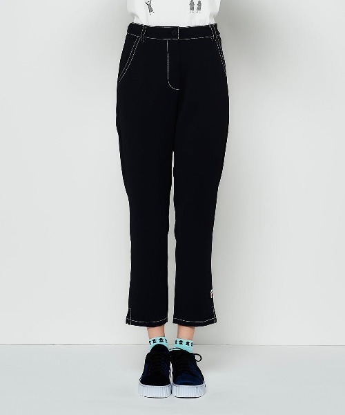 Picone CLUB(ピッコーネクラブ)の「裾ステッチ冷感パンツ(その他パンツ・レディース・ライトブルー/ベージュ/ネイビー/ホワイト・S/M/L/LL)」の8枚目の写真