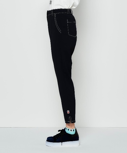 Picone CLUB(ピッコーネクラブ)の「裾ステッチ冷感パンツ(その他パンツ・レディース・ライトブルー/ベージュ/ネイビー/ホワイト・S/M/L/LL)」の9枚目の写真