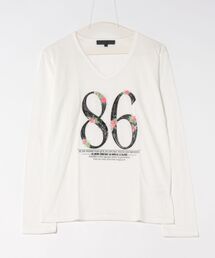 NO WAY（ノーウェイ）の「/in the attic/Vネック/86/LS-T（Tシャツ/カットソー）」
