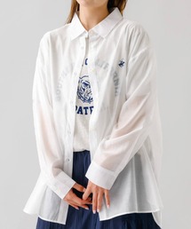 BEVERLY HILLS POLO CLUB | 【BEVERLY HILLS POLO CLUB / ビバリーヒルズ ポロクラブ】シアーシャツ / ワンポイント【WEB限定】(シャツ/ブラウス)