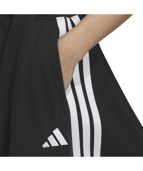 adidas(アディダス)の「アディダス adidas スリーストライプス ニットスカート(スカート・レディース・ブラック・S/M/L/XL)」の4枚目の写真