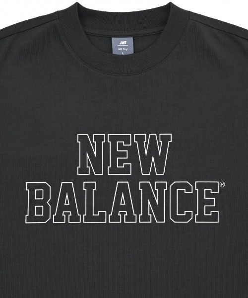 NEW BALANCE(ニューバランス)の「ニューバランス New Balance ショートスリーブTシャツ_オーバーサイズズド(Tシャツ/カットソー・メンズ・サンドグレー/オフホワイト/ブラック・S/M/L/LL/3L)」の9枚目の写真