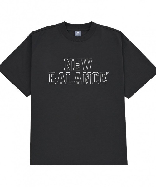 NEW BALANCE(ニューバランス)の「ニューバランス New Balance ショートスリーブTシャツ_オーバーサイズズド(Tシャツ/カットソー・メンズ・サンドグレー/オフホワイト/ブラック・S/M/L/LL/3L)」の6枚目の写真