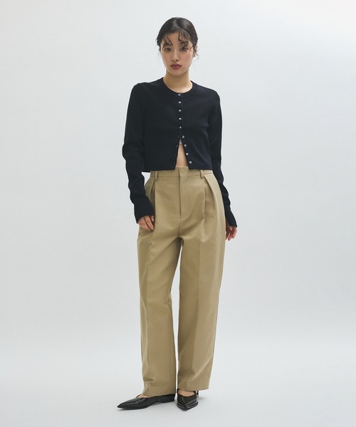 ADAM ET ROPE'（アダムエロペ）の「コットンダブルクロスパンツ（チノパンツ・レディース・ベージュ系その他・38/36/34）」の4枚目の写真