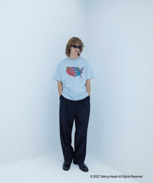 MONKEY TIME（モンキータイム）の「＜TALKING HEADS × monkey time＞ プリント Tシャツ（Tシャツ/カットソー・メンズ・ライトブルー/ホワイト/ダークグレー・S/M/L/XL）」の9枚目の写真