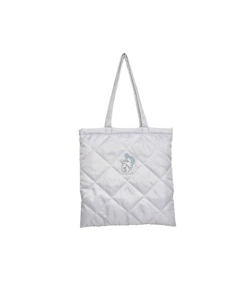 INTERPLAY(インタープレイ)の「【INTERPLAY x りょう】Unknown Quilted Tote Bag(UNISEX)(トートバッグ・メンズ・オレンジ/ライトグレー・FREE)」の2枚目の写真