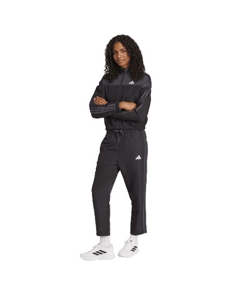 adidas（アディダス）の「アディダス adidas ボールドブロック トラックスーツ（ジャージ・レディース・ブラック・S/M/L/XL）」の2枚目の写真