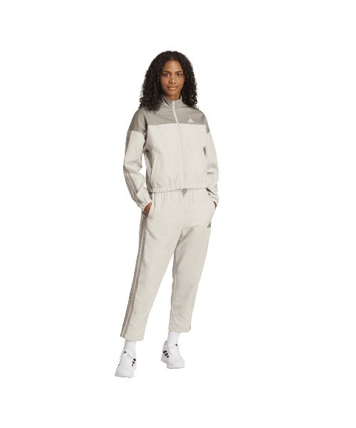 adidas（アディダス）の「アディダス adidas ボールドブロック トラックスーツ（ジャージ・レディース・ブラック・S/M/L/XL）」の8枚目の写真