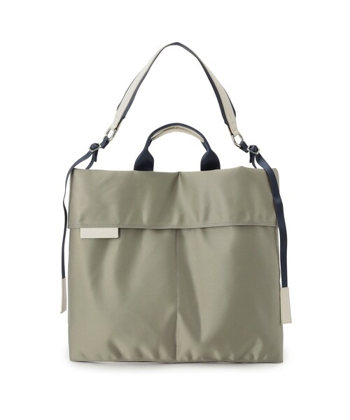 TOFF&LOADSTONE(トフアンドロードストーン)の「Air 2way shoulder(エア 2WAY ショルダー)L(ショルダーバッグ・レディース・ライトグレー系5/ブラック系6/ブラック/ピンク系その他・00)」の1枚目の写真