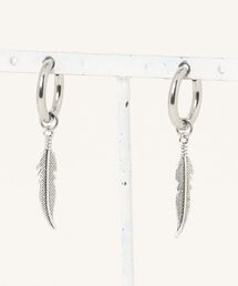 ANARKH（アナンケ）の「【RS】【ANARKH（アナンケ）】ステンレス　2wayフェザーフープピアス（ピアス（両耳用））」