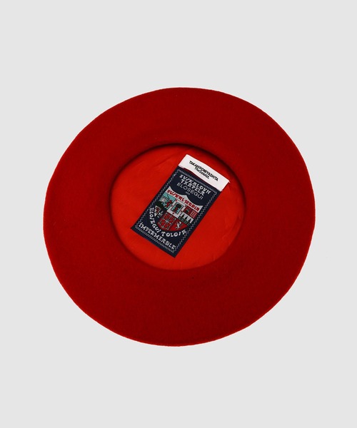 TAKAHIROMIYASHITATheSoloIst.（タカヒロミヤシタザソロイスト）の「beret.(15inc) "txapeldun"（ハンチング/ベレー帽・メンズ・レッド/ブラック・ONE SIZE）」の8枚目の写真