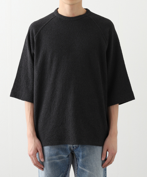 セール】walenode (ウェルノード) Paper boucle Raglan sleeve T