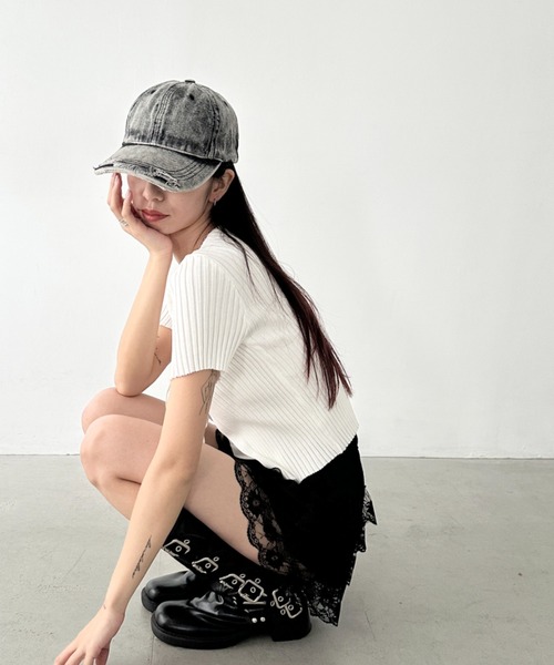 Bamm(バム)の「レースショートパンツ(その他パンツ・レディース・ブラック/ホワイト/ピンク・FREE)」の15枚目の写真