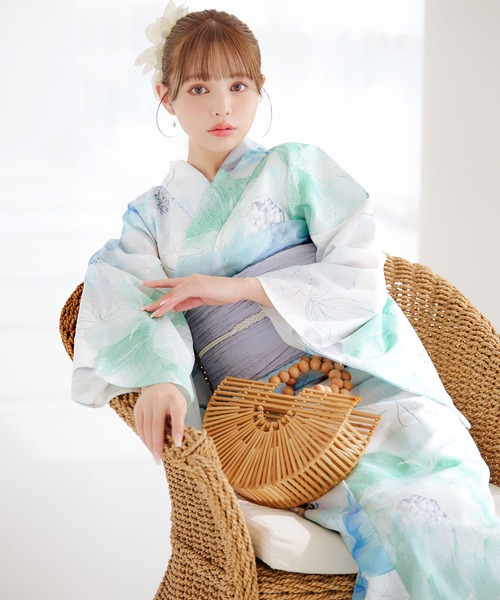浴衣3点セット（浴衣・帯・下駄）（浴衣）｜sugar nine