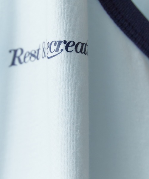 Rest&Recreation（レストアンドレクリエーション）の「Rest&Recreation/レストアンドレクリエーション RACER TANK TOP タンクトップ（タンクトップ・レディース・ブラック/スカイブルー/ピンク/ホワイト・FREE）」の22枚目の写真
