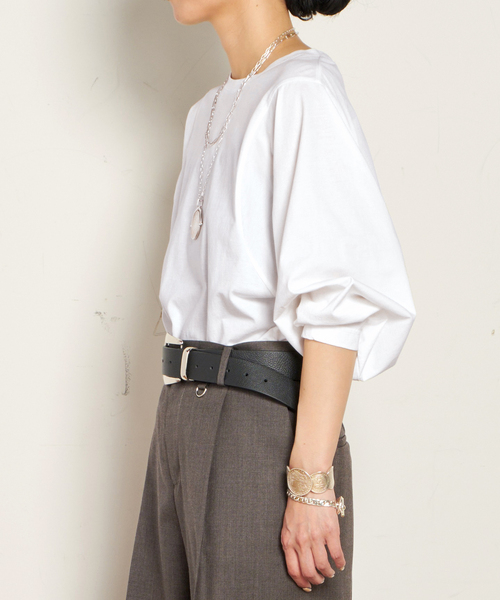 APSTUDIO ワイドスリーブTシャツ　ホワイト AP STUDIO｜ワイドスリーブTシャツ | Rakuten Fashion(楽天