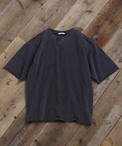 BAYFLOW（ベイフロー）の「[何枚あっても〇]SNOW半袖Tシャツ（Tシャツ/カットソー・メンズ・ブラック/ネイビー/ピンク/ライトグレー・LARGE/MEDIUM）」の2枚目の写真