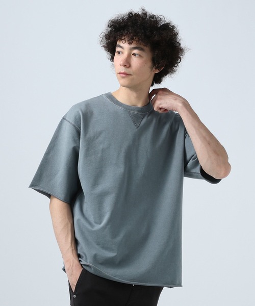 BAYFLOW（ベイフロー）の「[何枚あっても〇]SNOW半袖Tシャツ（Tシャツ/カットソー・メンズ・ブラック/ネイビー/ピンク/ライトグレー・LARGE/MEDIUM）」の6枚目の写真