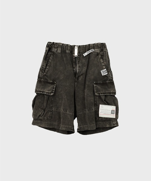MIHARAYASUHIRO(ミハラヤスヒロ)の「【MIHARAYUSUHIRO/ミハラヤスヒロ】 AMATEUR SEWN CARGO SHORTS(その他パンツ・メンズ・ライトグレー/ブラック・44/46)」の2枚目の写真