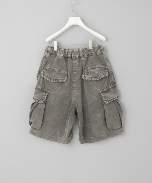 MIHARAYASUHIRO(ミハラヤスヒロ)の「【MIHARAYUSUHIRO/ミハラヤスヒロ】 AMATEUR SEWN CARGO SHORTS(その他パンツ・メンズ・ライトグレー/ブラック・44/46)」の3枚目の写真