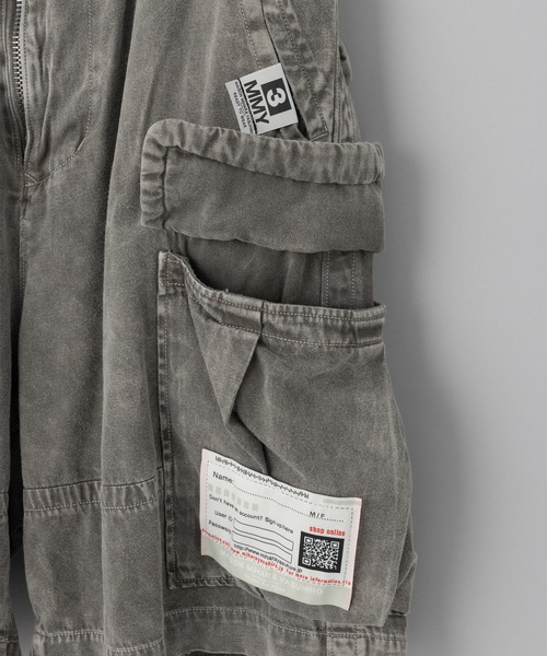 MIHARAYASUHIRO(ミハラヤスヒロ)の「【MIHARAYUSUHIRO/ミハラヤスヒロ】 AMATEUR SEWN CARGO SHORTS(その他パンツ・メンズ・ライトグレー/ブラック・44/46)」の5枚目の写真