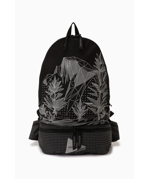 and wander（アンドワンダー）の「2WAY RIPSTOP BAG｜2WAYリップストップバッグ（バックパック/リュック・メンズ・ブラック/ブルー/オレンジ・FREE）」の6枚目の写真