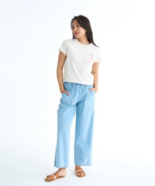 BILLABONG(ビラボン)の「BILLABONG レディース EASY LONG PANTS ロングパンツ 【2025年春夏モデル】/ビラボンウエストゴムイージーパンツ(その他パンツ・レディース・ベージュ/インディゴブルー/ライトブルー/ブラック系その他・MEDIUM/LARGE)」の12枚目の写真