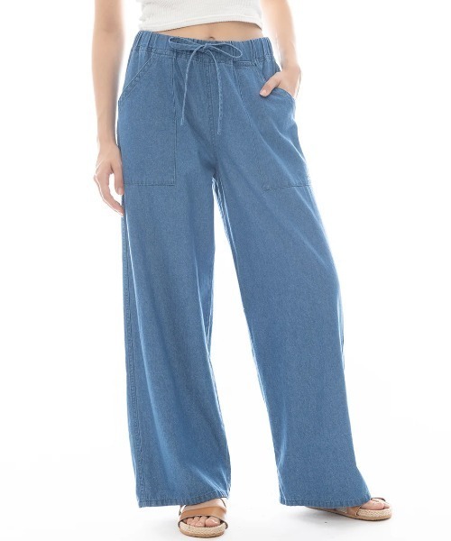 BILLABONG(ビラボン)の「BILLABONG レディース EASY LONG PANTS ロングパンツ 【2025年春夏モデル】/ビラボンウエストゴムイージーパンツ(その他パンツ・レディース・ベージュ/インディゴブルー/ライトブルー/ブラック系その他・MEDIUM/LARGE)」の14枚目の写真