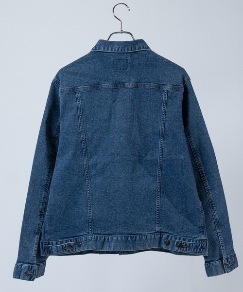 JOHN'S CLOSET(ジョンズクローゼット)の「【3】ストレッチデニムジャケット ワンウォッシュ/ブラスト(デニムジャケット・メンズ・スミクロ/ネイビー/ケミカルウォッシュ/ライトブルー/ブルー・MEDIUM/LARGE/X-LARGE)」の9枚目の写真