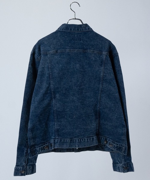 JOHN'S CLOSET(ジョンズクローゼット)の「【3】ストレッチデニムジャケット ワンウォッシュ/ブラスト(デニムジャケット・メンズ・スミクロ/ネイビー/ケミカルウォッシュ/ライトブルー/ブルー・MEDIUM/LARGE/X-LARGE)」の10枚目の写真