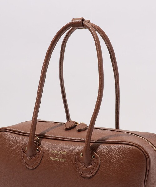 YOUNG&OLSEN The DRYGOODS STORE（ヤングアンドオルセン）の「YOUNG&OLSEN EMB STUDEDENT M バッグ（ボストンバッグ・レディース・ブラック/ブラウン・FREE）」の6枚目の写真