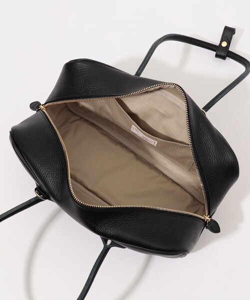 YOUNG&OLSEN The DRYGOODS STORE（ヤングアンドオルセン）の「YOUNG&OLSEN EMB STUDEDENT M バッグ（ボストンバッグ・レディース・ブラック/ブラウン・FREE）」の13枚目の写真