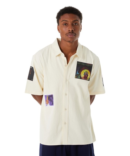 【メンズ】HUF x Goodyear Mens Button Up シャツ HUF x Goodyear Circuit Short Sleeve Shirt | Zumiez