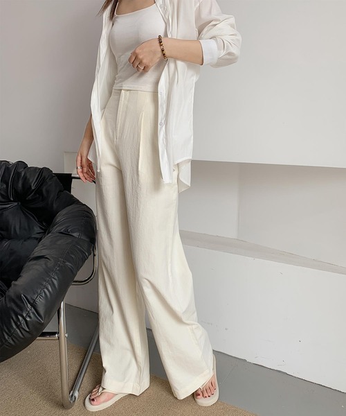 DECADE CLASSIC(ディケイド クラシック)の「ストレートリラックスパンツ(チノパンツ・レディース・ブラック/ホワイト・SMALL/MEDIUM/LARGE)」の5枚目の写真